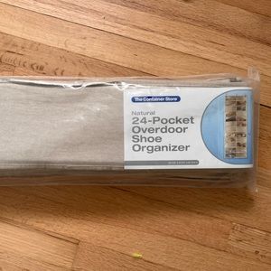 SOLD Overdoor Shoe Organizer - 24 pocket - Container Store